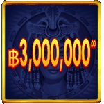 สัญลักษณ์ JACKPOT เกม QUEEN OF GOLD SCRATCHCARD ค่าย PRAGMATIC PLAY