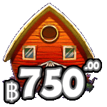 สัญลักษณ์ ฟาร์ม 750 บาท เกม 7 PIGGIES SCRATCHCARD ค่าย PRAGMATIC PLAY
