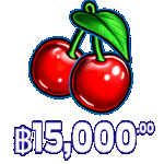 สัญลักษณ์ เชอร์รี่ 15,000 บาท เกม DIAMOND STRIKE SCRATCHCARD ค่าย PRAGMATIC PLAY