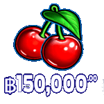 สัญลักษณ์ เชอร์รี่ 150,000 บาท เกม DIAMOND STRIKE SCRATCHCARD ค่าย PRAGMATIC PLAY