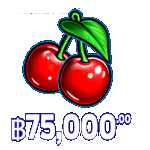 สัญลักษณ์ เชอร์รี่ 75,000 บาท เกม DIAMOND STRIKE SCRATCHCARD ค่าย PRAGMATIC PLAY