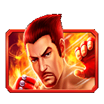 สัญลักษณ์พิเศษ นักมวยฝ่ายแดง เกม BOXING KING ค่าย JILI SLOT