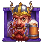 สัญลักษณ์พิเศษ ไวกิ้งกรอบม่วง เกม PUB KINGS ค่าย PRAGMATIC PLAY