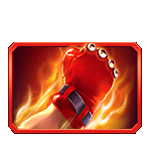 สัญลักษณ์พิเศษ หมัดนักมวยฝ่ายแดง เกม BOXING KING ค่าย JILI SLOT