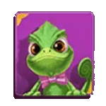 สัญลักษณ์พิเศษ กิ้งก่า เกม BLOOMING PRINCESS ค่าย SPINIX SLOT