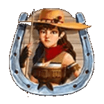 สัญลักษณ์พิเศษ คาวบอยสาว เกม OUTLAW RICH ค่าย SPINIX SLOT