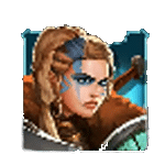 สัญลักษณ์พิเศษ ไวกิ้งผู้หญิง เกม VIKING INVASION ค่าย SPINIX SLOT