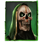 สัญลักษณ์พิเศษ ปีศาจนักบวช เกม LAND OF EVIL ค่าย SPINIX SLOT