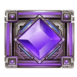 สัญลักษณ์พิเศษ อัญมณีสีม่วงอ่อน เกม GEMSTONE ค่าย PRAGMATIC PLAY