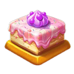 สัญลักษณ์พิเศษ เค้กสี่เหลี่ยม เกม SUGAR SUPREME POWERNUDGE ค่าย PRAGMATIC PLAY