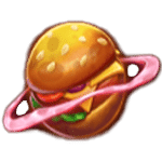 สัญลักษณ์พิเศษ เบอร์เกอร์ เกม GRAVITY BONANZA ค่าย PRAGMATIC PLAY