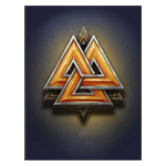 สัญลักษณ์ของวาลคนุต เกม RAGNARAVENS WILDENERGY ค่าย YGGDRASIL SLOT