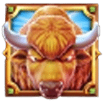สัญลักษณ์พิเศษ กระทิง เกม CRAZY BUFFALO ค่าย FA CHAI