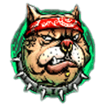 สัญลักษณ์พิเศษ สุนัขพื้นหลังสีเขียวเข้ม เกม THE BIG DAWGS ค่าย PRAGMATIC PLAY