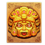 สัญลักษณ์พิเศษ หน้ากากชนเผ่าสีเหลือง เกม FORTUNES OF AZTEC ค่าย PRAGMATIC PLAY