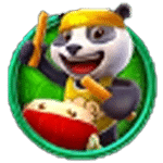 สัญลักษณ์แพนด้าตีกลองเกม PANDA DRAGON BOAT ค่าย FA CHAI