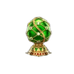 ไข่ฟาแบร์เซสีเขียว เกม TSAR TREASURES ค่าย PG