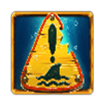 สัญลักษณ์พิเศษ ป้ายเตือนฉลาม เกม BEWARE THE DEEP MEGAWAYS ค่าย PRAGMATIC PLAY