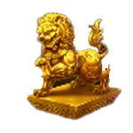 สัญลักษณ์พิเศษ รูปปั้นสิงโตทองคำ เกม GATES OF GATOT KAKA 1000 ค่าย PRAGMATIC PLAY