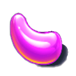 สัญลักษณ์พิเศษ ลูกอมรูปวงรีสีม่วง เกม SUGAR RUSH 1000 ค่าย PRAGMATIC PLAY