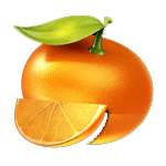 สัญลักษณ์พิเศษ ส้ม เกม MIGHTY MUNCHING MELONS ค่าย PRAGMATIC PLAY