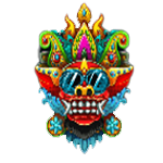 สัญลักษณ์พิเศษ หน้ากาก เกม BALI DARGON ค่าย PRAGMATIC PLAY