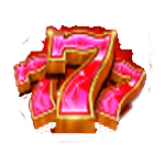 สัญลักษณ์พิเศษ หมายเลข 7 เกม BLAZING WILDS MEGAWAYS ค่าย PRAGMATIC PLAY
