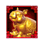 สัญลักษณ์พิเศษ หมูทอง เกม FORTUNE DRAGON ค่าย PRAGMATIC PLAY