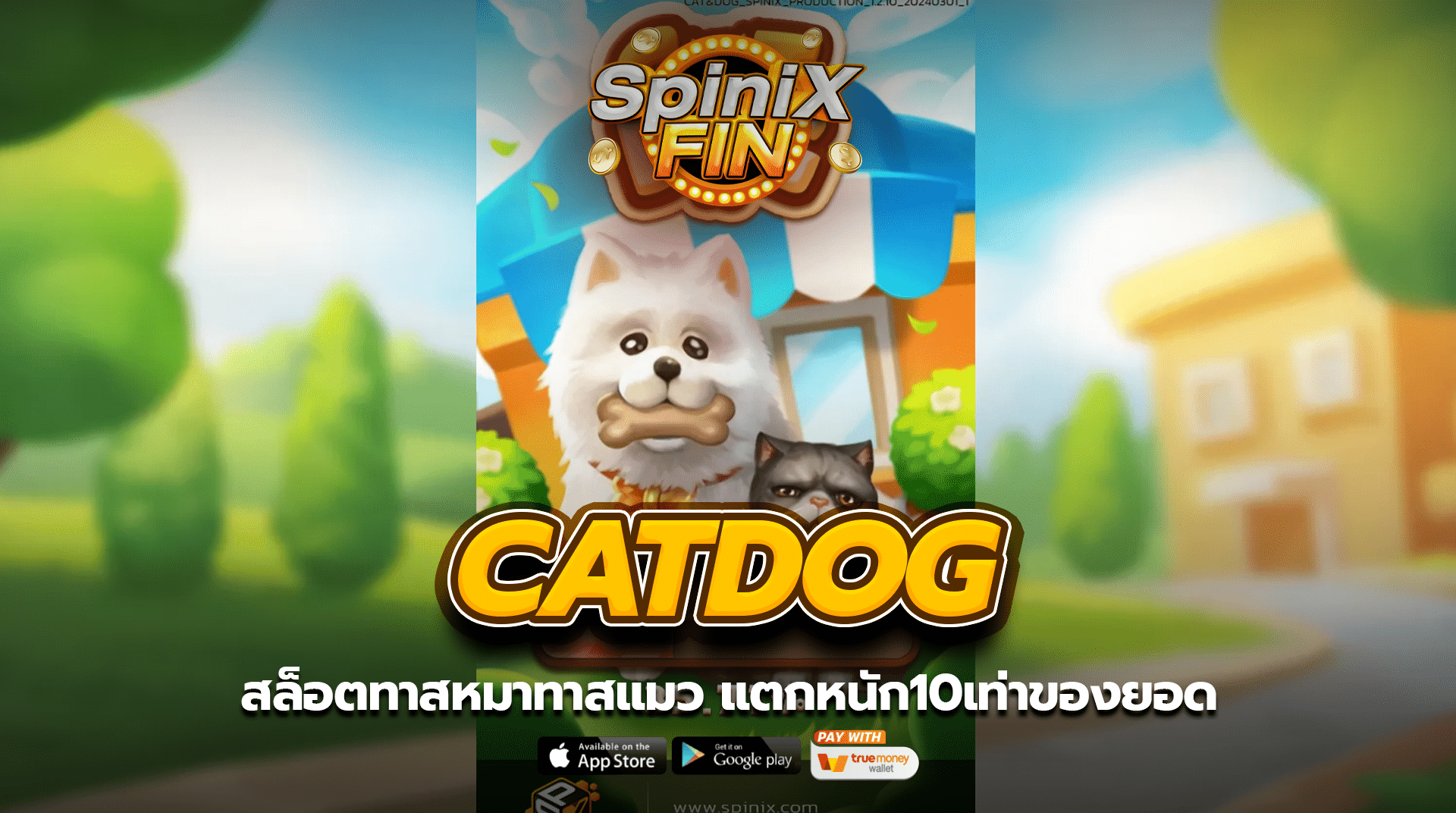 CATDOG สล็อตทาสหมาทาสแมว แตกหนัก10เท่าของยอด