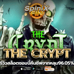 THE CRYPT รีวิวสล็อตซอมบี้คืนชีพจากหลุม96.05%