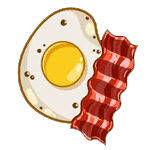 สัญลักษณ์พิเศษ ไข่ดาว เบคอน เกม BIG BURGER ค่าย PRAGMATIC PLAY