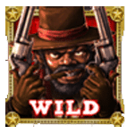 WILD SYMBOL เกม BOUNTY HUNTER UNCHAINED ค่าย BLUEPRINT GAMING