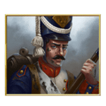 สัญลักษณ์พิเศษ นักรบ เกม NAPOLEON 2 FATSTACKS ค่าย BLUEPRINT GAMING