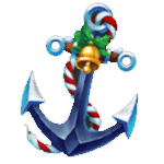 สัญลักษณ์พิเศษ สมอเรือ เกม CRABBIN FOR CHRISTMAS ค่าย BLUEPRINT GAMING
