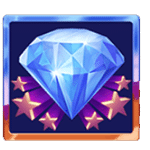 สัญลักษณ์พิเศษ เพชร เกม FATSTACKS MIAMI CASH ค่าย BLUEPRINT GAMING