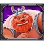 สัญลักษณ์พิเศษ ไวกิ้งเคราสีส้ม เกม VIKINGS UNLEASHED RELOADED ค่าย BLUEPRINT GAMING