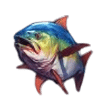 ปลาสายรุ้ง เกม SHARK HUNTER ค่าย PG SLOT