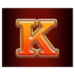 สัญลักษณ์พิเศษ K เกม BISON RISING MEGAWAYS ค่าย BLUEPRINT GAMING