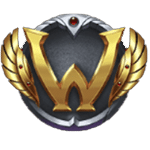 สัญลักษณ์พิเศษ W สีทอง เกม GATES OF ETHEREA ค่าย BLUEPRINT GAMING