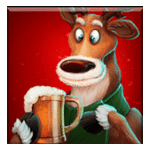 สัญลักษณ์พิเศษ กวางเรนเดียร์ เกม SAINT NICKED ค่าย BLUEPRINT GAMING