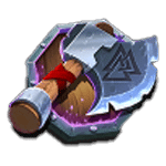 สัญลักษณ์พิเศษ ขวาน เกม VIKING FURY ค่าย BLUEPRINT GAMING