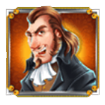 สัญลักษณ์พิเศษ ผู้ชายใส่สูท เกม FULL MOON FEVER ค่าย BLUEPRINT GAMING