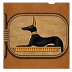 สัญลักษณ์พิเศษ อนูบิส เกม EYE OF HORUS RISE OF EGYPT ค่าย BLUEPRINT GAMING