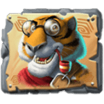 สัญลักษณ์พิเศษ เสือ เกม KING KONG CASH EVEN BIGGER BANANAS ค่าย BLUEPRINT GAMING