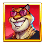 สัญลักษณ์พิเศษ เสือใส่แว่น เกม BALLIN ค่าย BLUEPRINT GAMING