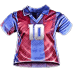 สัญลักษณ์พิเศษ เสื้อบอลสีน้ำเงินแดง เกม D10S MARADONA ค่าย BLUEPRINT GAMING