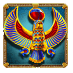 สัญลักษณ์พิเศษ เหยี่ยว เกม TEMPLE OF RICHES ค่าย BLUEPRINT GAMING