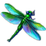 สัญลักษณ์พิเศษ แมงปอ เกม BIG CATCH BASS FISHING ค่าย BLUEPRINT GAMING