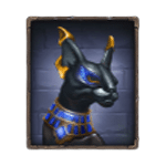 สัญลักษณ์พิเศษ แมวสฟิงค์ เกม TREASURES OF THE DEAD HYPERLINE ค่าย BLUEPRINT GAMING