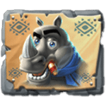 สัญลักษณ์พิเศษ แรด เกม KING KONG CASH EVEN BIGGER BANANAS ค่าย BLUEPRINT GAMING